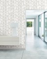 Tapeta abstrakcyjne liście York Wallcoverings BW3891 Primitive Vines Black & White