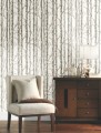 Tapeta brzozy York Wallcoverings BW3901 Paper Birch Black & White