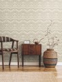 Tapeta jodełka York Wallcoverings BW3912 Petite Watercolor Chevron Black & White