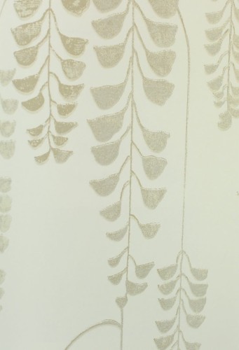 Tapeta roślinna York Wallcoverings BW3942 Deco Wisteria Black & White
