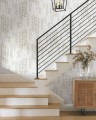 Tapeta roślinna York Wallcoverings BW3942 Deco Wisteria Black & White
