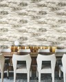 Tapeta abstrakcyjna York Wallcoverings BW3961 Birch Bark Texture Black & White
