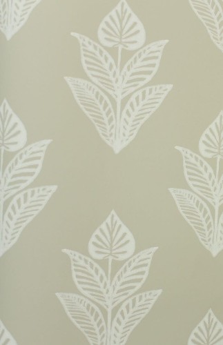 Tapeta kwiaty lotosu York Wallcoverings BW3978 Lotus Motif Black & White
