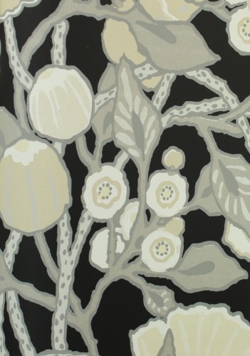 Tapeta artystyczne kwiaty York Wallcoverings BW3981 Vincent Poppies Black & White