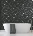 Tapeta linie York Wallcoverings BW3985 Prismatic Black & White