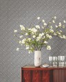 Tapeta naturalna greckie klucze York Wallcoverings BW3992 Grecian Geometric Black & White