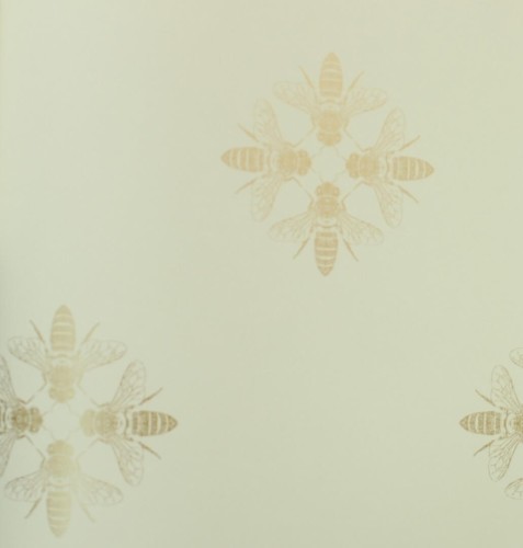 Tapeta pszczoły York Wallcoverings ON1641 Honey Bee Black & White
