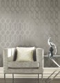 Tapeta kratownica York Wallcoverings Y6221204 Viva Lounge Black & White