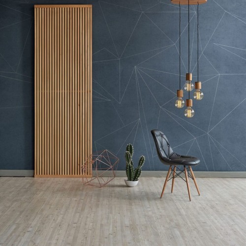 Fototapeta linie Tecnografica 68144-1A AREA FLAT BLUE