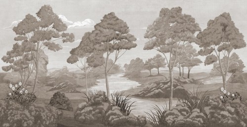 Fototapeta botaniczny krajobraz Tecnografica 78873-3 PROMENADE SEPI