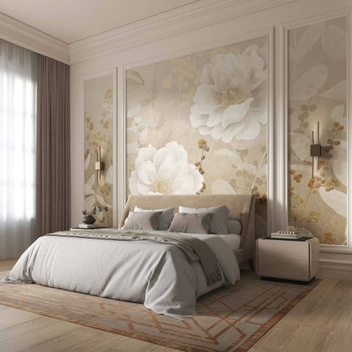 Fototapeta florystyczna Tecnografica 83493-1 PEMBERLEY BEIGE