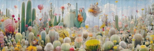 Fototapeta kaktusy Tecnografica 83855-1 PEYOTE SUNNY