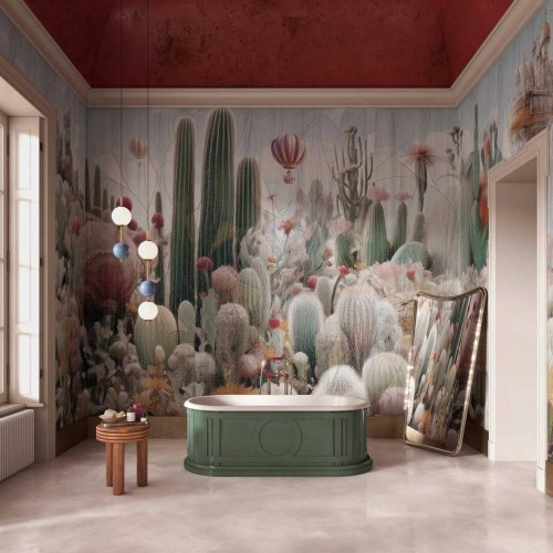 Fototapeta kaktusy Tecnografica 83855-2 PEYOTE CLOUDY