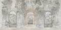 Fototapeta architektura i roślinność Tecnografica 84059-2 BUEN RETIRO SAND