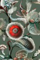 Tapeta tekstylna botaniczna Arte Moooi Coccinella Bella MO5001 Green House