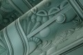 Mural tekstylny w stylu art deco Arte Moooi Greenhouse Gathering Window MO5050 Green House