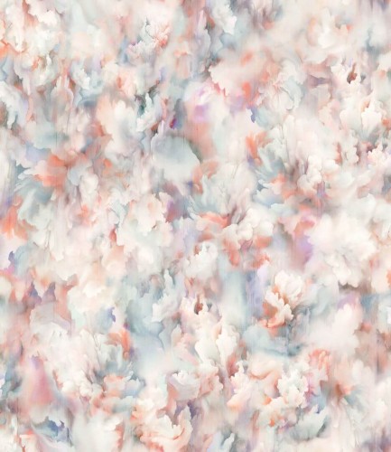 Tapeta tekstylna jedwabna akwarelowa abstrakcja Arte Moooi Silk Bombis MO5011 Green House