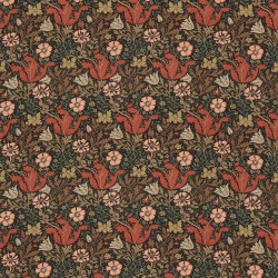Tkanina bawełniana z motywem łąki Morris & Co. DJA196201 Compton Morris & Friends Fabric Volume I