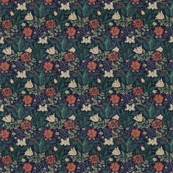 Tkanina bawełniana z motywem łąki Morris & Co. DJA196202 Compton Morris & Friends Fabric Volume I