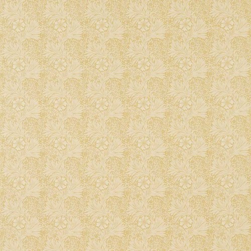 Tkanina lniano bawełniana z kwiatami aksamitek Morris & Co. 220316 Marigold Morris & Friends Fabric Volume I