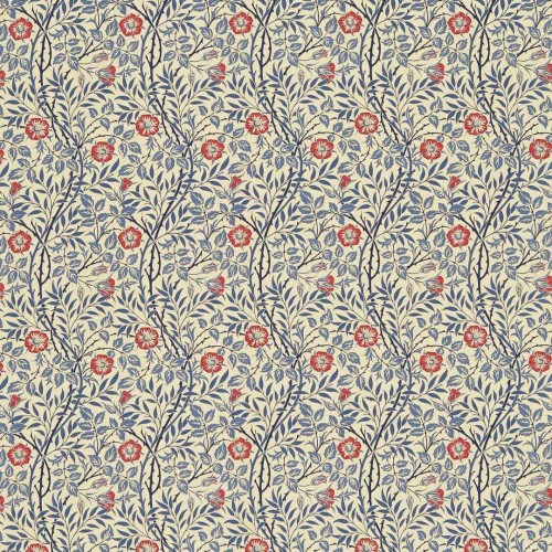 Tkanina bawełniana w pnącza róż Morris & Co. DMC130202 Sweet Briar Morris & Friends Fabric Volume I