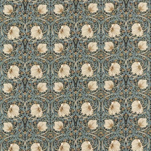 Tkanina bawełniana w kwiaty i liście Morris & Co. 227230 Pimpernel Morris & Friends Fabric Volume I