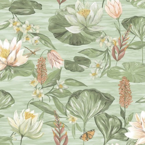 Tapeta lilie wodne Holden 91641 Water Lily The Lost Gardens