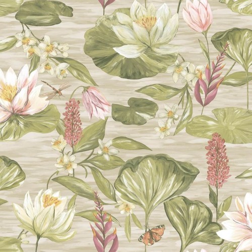 Tapeta lilie wodne Holden 91642 Water Lily The Lost Gardens