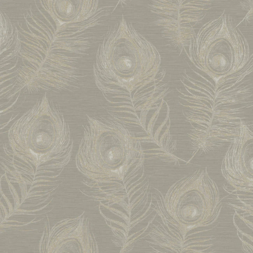 Tapeta pawie pióra York Wallcoverings EV3941 Regal Peacock Casual Elegance