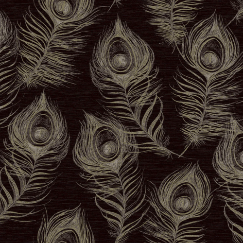 Tapeta pawie pióra York Wallcoverings EV3942 Regal Peacock Casual Elegance