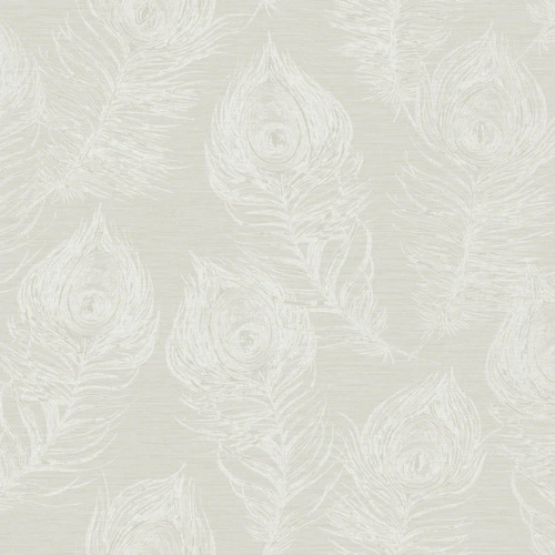 Tapeta pawie pióra York Wallcoverings EV3944 Regal Peacock Casual Elegance