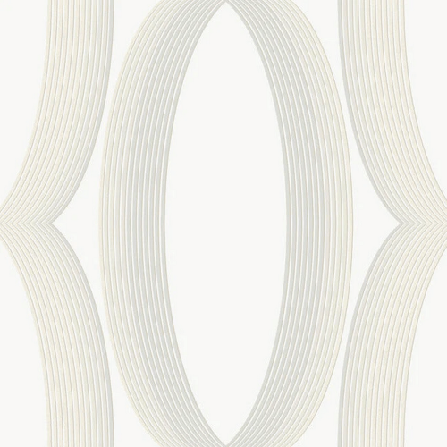 Tapeta geometryczna wzór ogee York Wallcoverings EV3981 Progression Ogee Casual Elegance