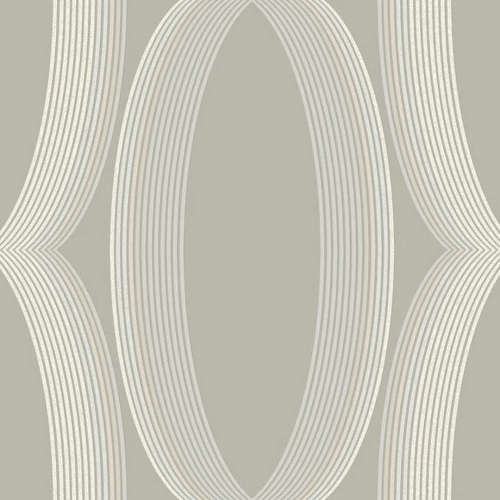 Tapeta geometryczna wzór ogee York Wallcoverings EV3983 Progression Ogee Casual Elegance