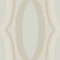 Tapeta geometryczna wzór ogee York Wallcoverings EV3984 Progression Ogee Casual Elegance