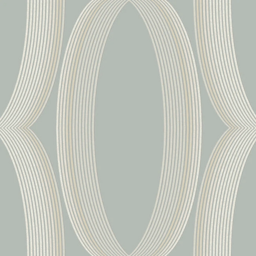 Tapeta geometryczna wzór ogee York Wallcoverings EV3985 Progression Ogee Casual Elegance