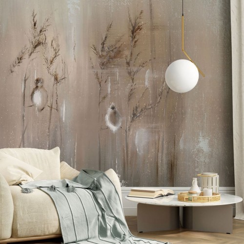 Fototapeta artystyczna z ptakami Wall Art Aves