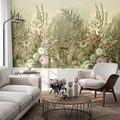 Fototapeta kwietna łąka Wall Art Bloom