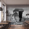 Fototapeta miasto Wall Art Crane