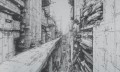Fototapeta cybermiasto Wall Art Cyber City