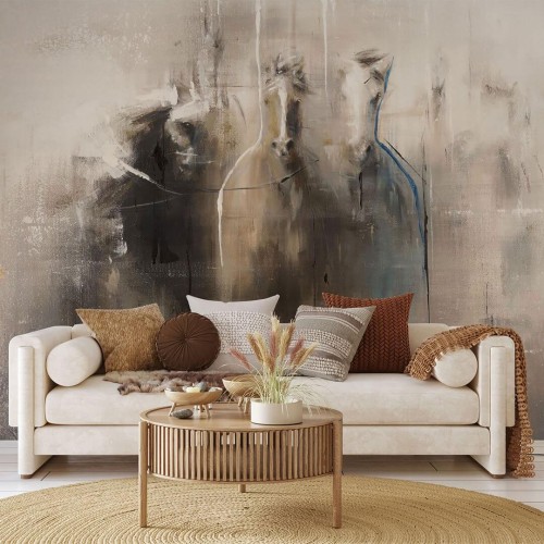 Fototapeta artystyczna z końmi Wall Art Liberta