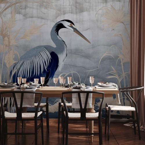 Fototapeta czapla Wall Art Senzai