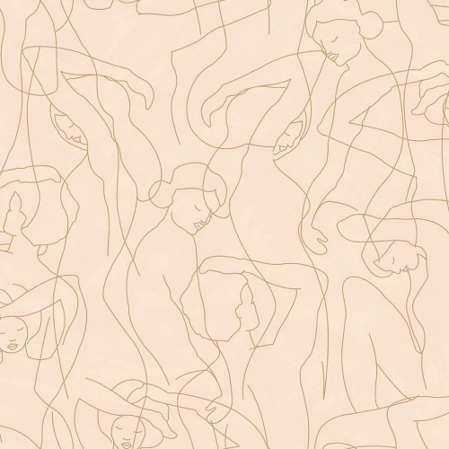 Tapeta artystyczne linie modelki Decoprint SO27042 Model Lines Soleado