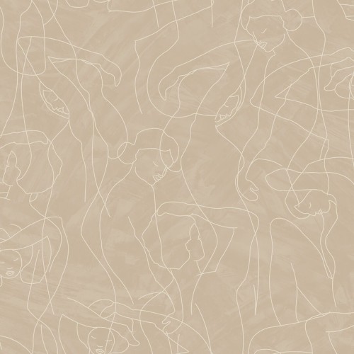 Tapeta artystyczne linie modelki Decoprint SO27044 Model Lines Soleado