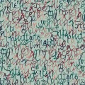 Tapeta akwarelowe napisy Decoprint SO27071 Script Soleado