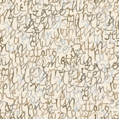 Tapeta akwarelowe napisy Decoprint SO27073 Script Soleado