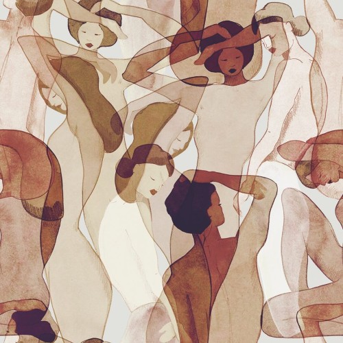 Mural akwarelowe modelki Decoprint SOD27096 Models Soleado