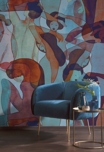 Mural akwarelowe modelki Decoprint SOD27097 Models Soleado