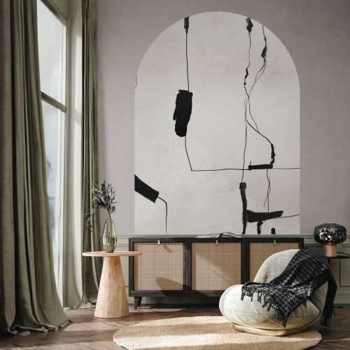 Mural łuk nowoczesny Wall Art Seam Łuk