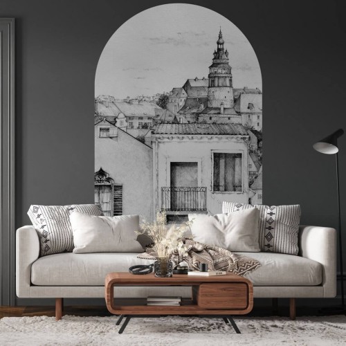 Mural łuk zabytkowe miasto Wall Art Vichy Łuk