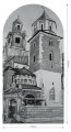 Mural łuk architektura Wawelu Wall Art Wawel Łuk
